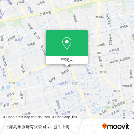 上海高永服饰有限公司-西北门地图