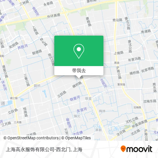 上海高永服饰有限公司-西北门地图