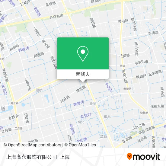 上海高永服饰有限公司地图