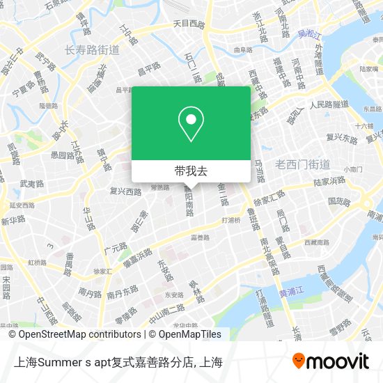 上海Summer s apt复式嘉善路分店地图