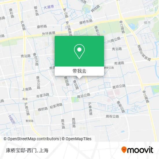 康桥宝邸-西门地图
