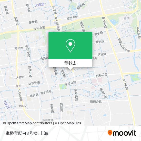 康桥宝邸-43号楼地图