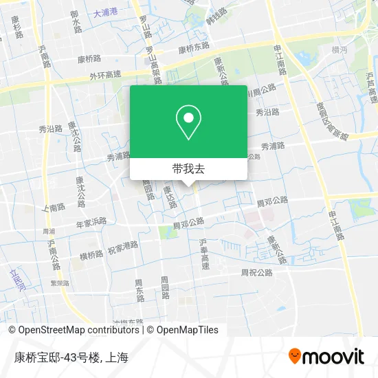 康桥宝邸-43号楼地图