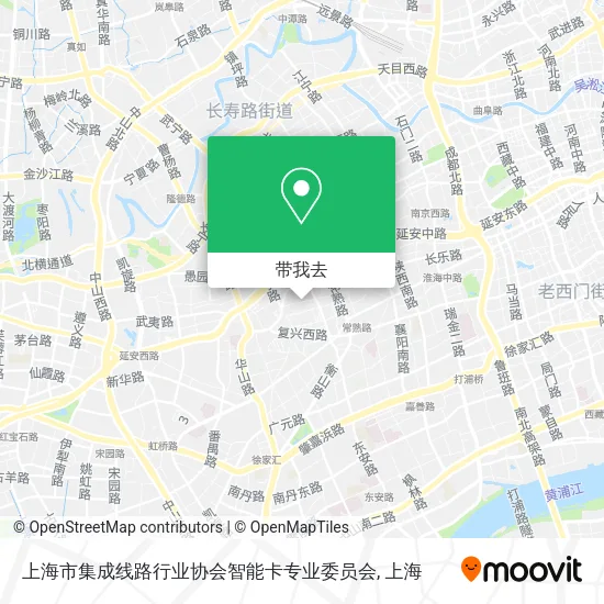 上海市集成线路行业协会智能卡专业委员会地图