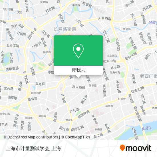 上海市计量测试学会地图