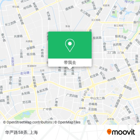 华严路58弄地图
