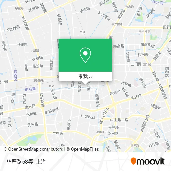 华严路58弄地图