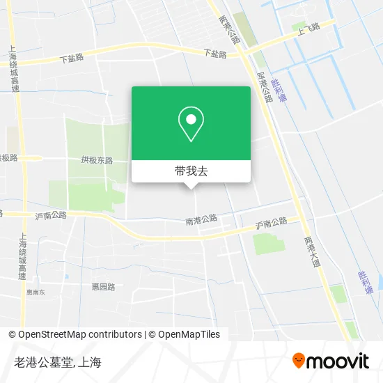 老港公墓堂地图