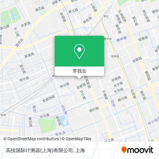 高技国际计测器(上海)有限公司地图