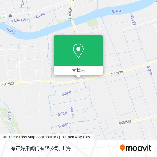 上海正好用阀门有限公司地图