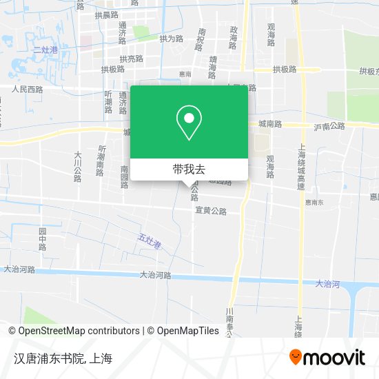 汉唐浦东书院地图