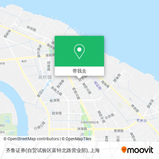 齐鲁证券(自贸试验区富特北路营业部)地图