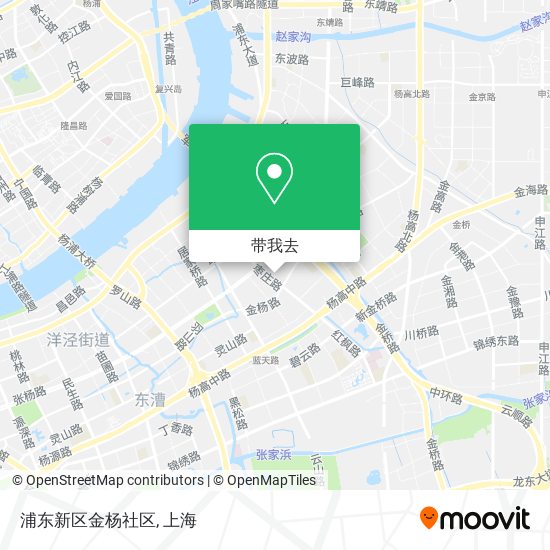 浦东新区金杨社区地图