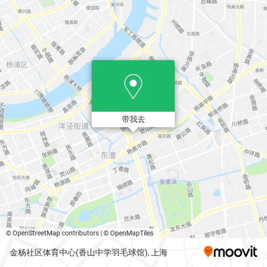 金杨社区体育中心(香山中学羽毛球馆)地图