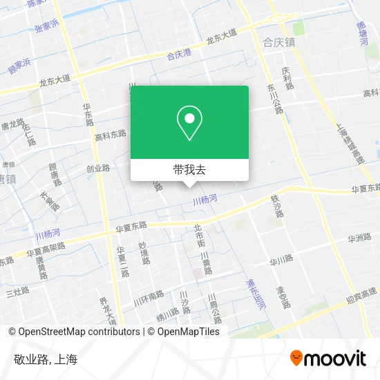 敬业路地图