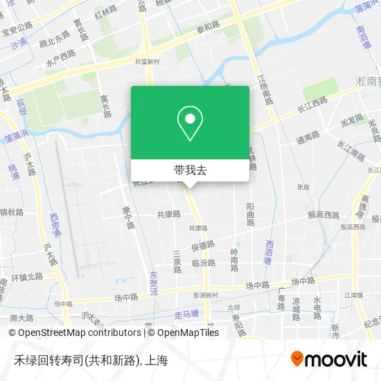 禾绿回转寿司(共和新路)地图