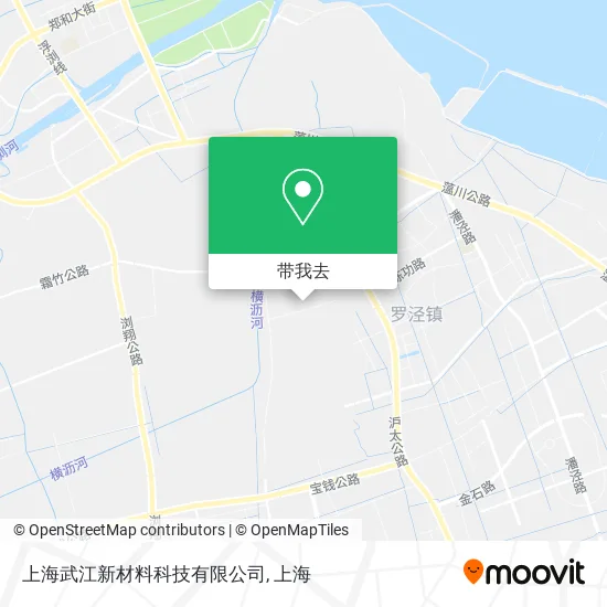 上海武江新材料科技有限公司地图