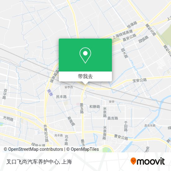 叉口飞尚汽车养护中心地图