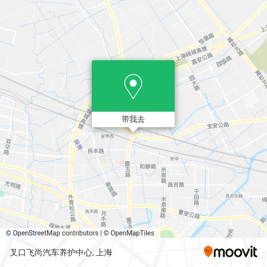 叉口飞尚汽车养护中心地图