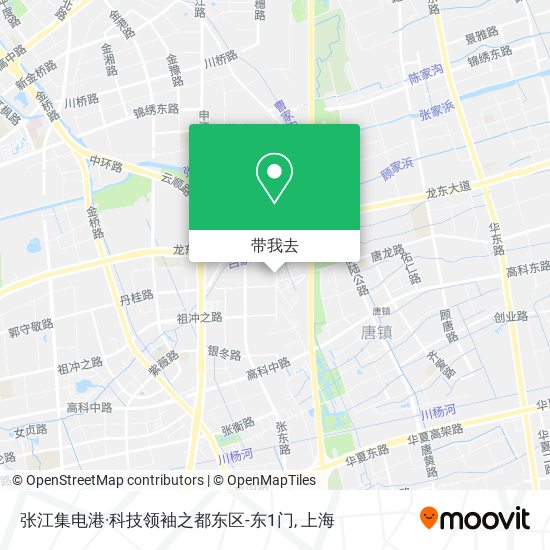 张江集电港·科技领袖之都东区-东1门地图