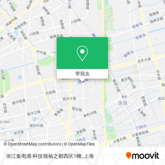 张江集电港·科技领袖之都西区1幢地图