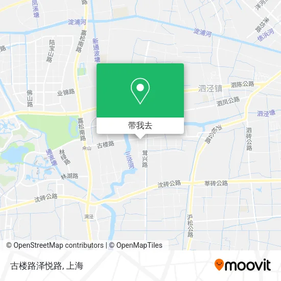 古楼路泽悦路地图