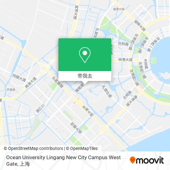 Ocean University Lingang New City Campus West Gate地图