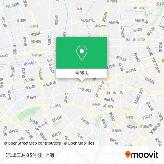 凉城二村85号楼地图