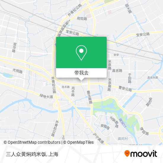 三人众黄焖鸡米饭地图