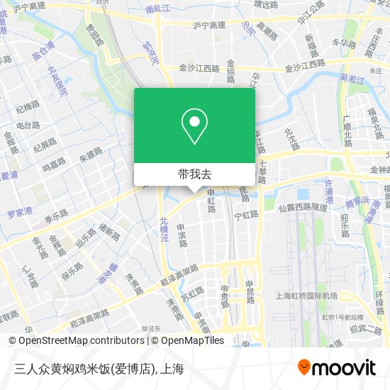 三人众黄焖鸡米饭(爱博店)地图
