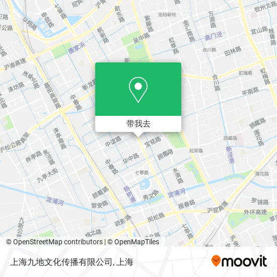 上海九地文化传播有限公司地图