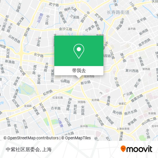中紫社区居委会地图
