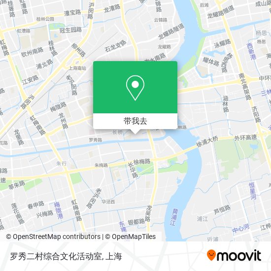 罗秀二村综合文化活动室地图