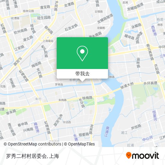 罗秀二村村居委会地图