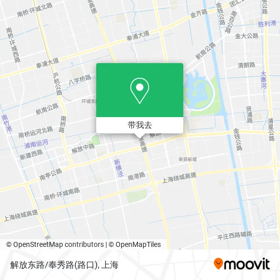 解放东路/奉秀路(路口)地图