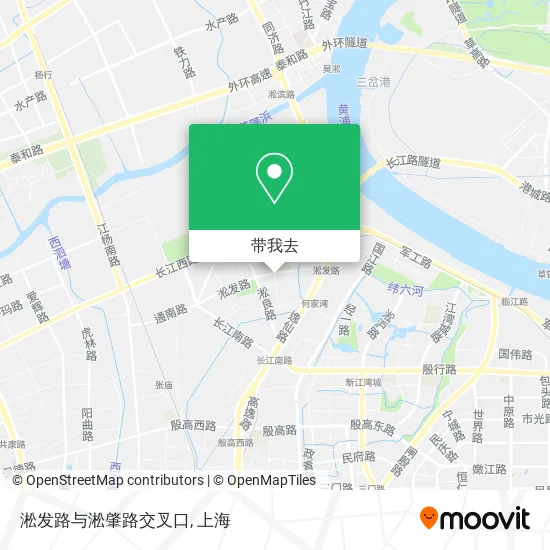 淞发路与淞肇路交叉口地图