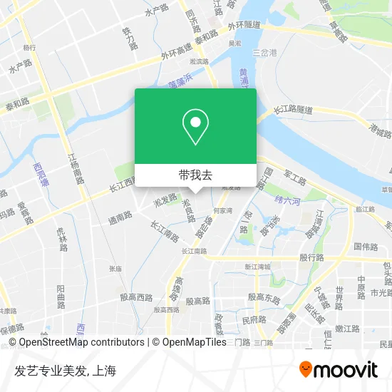 发艺专业美发地图