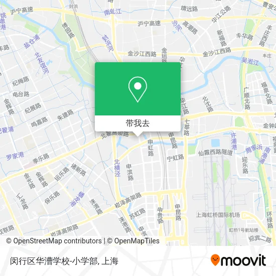 闵行区华漕学校-小学部地图