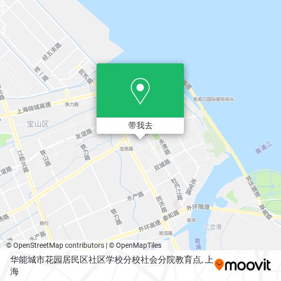 华能城市花园居民区社区学校分校社会分院教育点地图