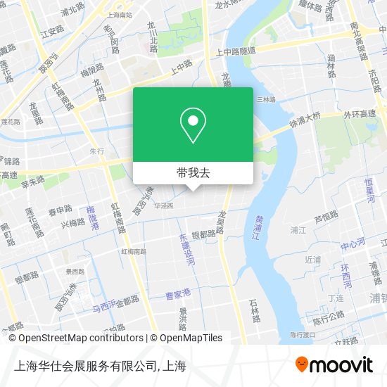 上海华仕会展服务有限公司地图