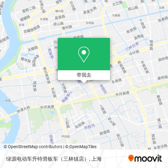 绿源电动车升特滑板车（三林镇店）地图