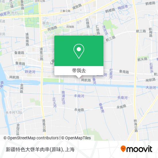 新疆特色大饼羊肉串(原味)地图