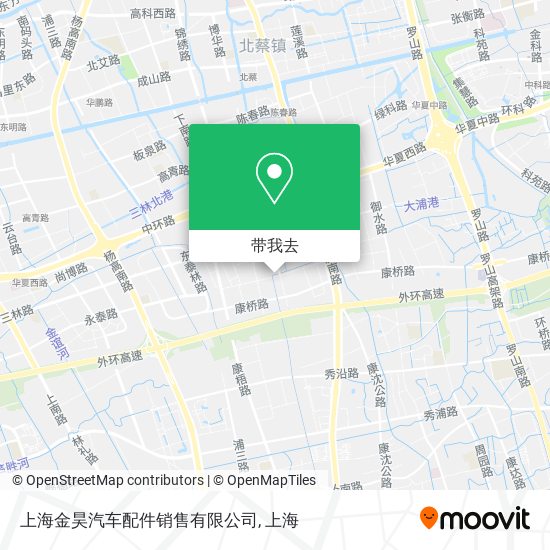 上海金昊汽车配件销售有限公司地图