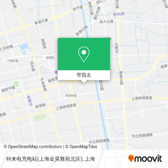 特来电充电站(上海金昊雅苑北区)地图