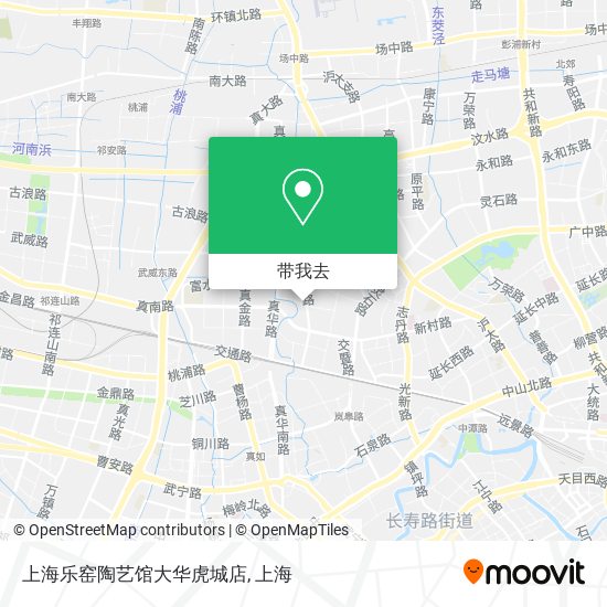 上海乐窑陶艺馆大华虎城店地图