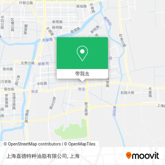 上海嘉德特种油脂有限公司地图