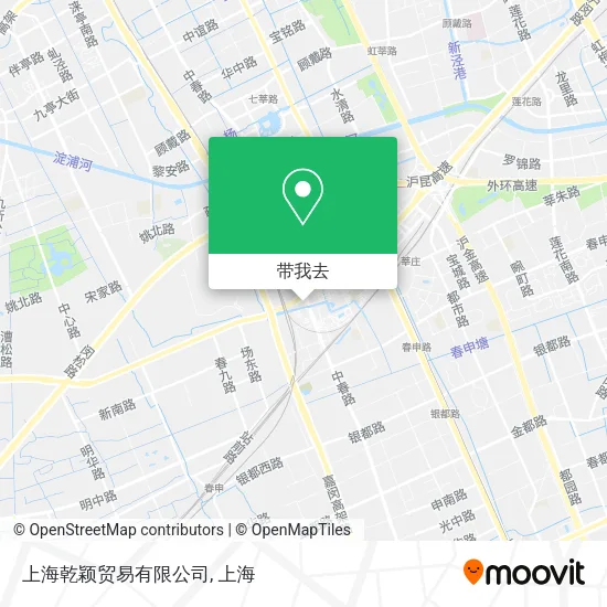 上海乾颖贸易有限公司地图