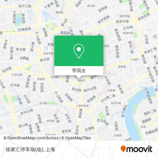 徐家汇停车场(临)地图