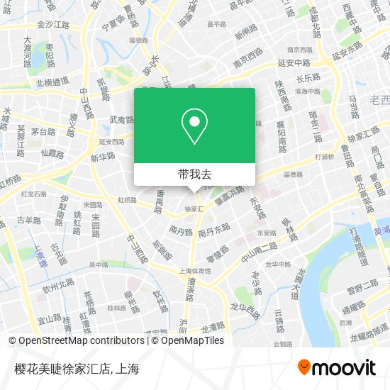 樱花美睫徐家汇店地图