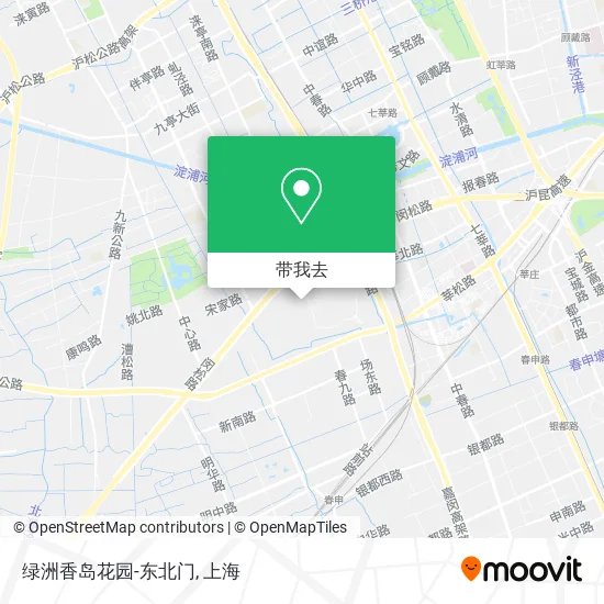 绿洲香岛花园-东北门地图